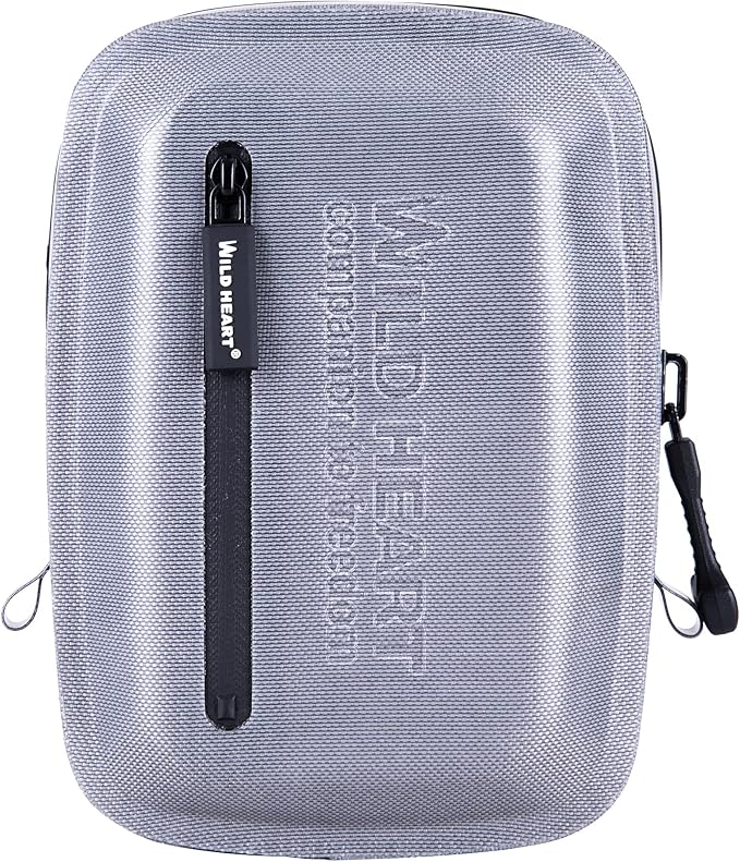 WILD HEART Airtight and Waterproof Small Bag for Medicines/Phone/purse bag- Hang on Waist (Grey)