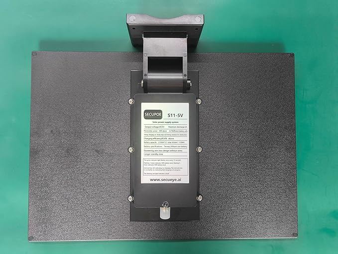 20Watt Solar Panel with 26000mAh Battery – 5VDC Output Fast Charging IP65 Waterproof Ideal for Security Cameras Outdoor Lights &amp More (&lt120WH)