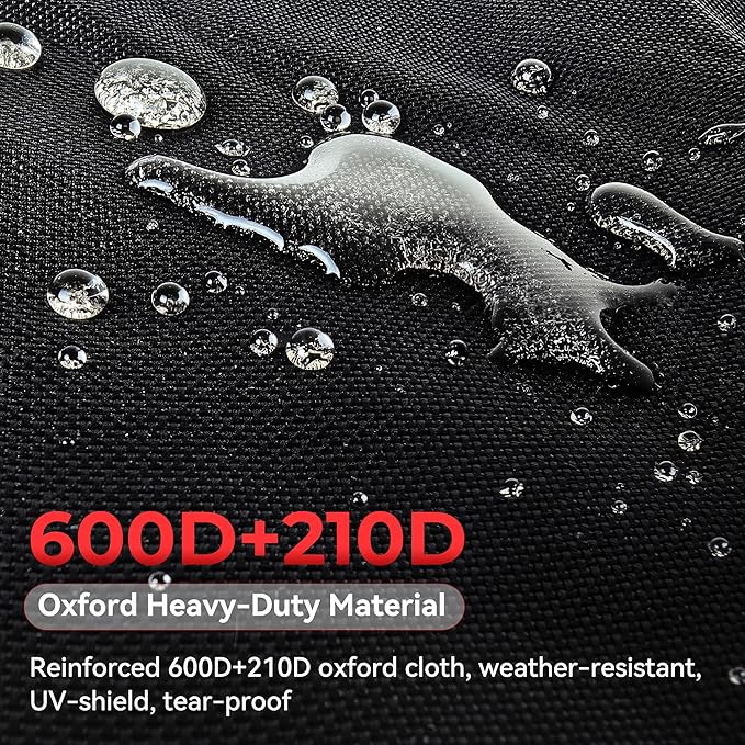 32L x 24W x 24H Generator Tent Cover While Running Heavy Duty Outdoor Generator Covers Shed for Most Generators Up to 15000 Watt OutsideAll-Weather ProtectionBlack