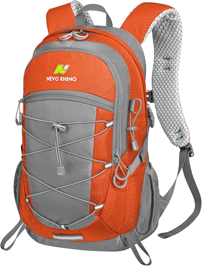 N NEVO RHINO Hiking Backpack 20L Water Resistant Outdoor Day PackLightweight Travel Small Backpack for Men Women