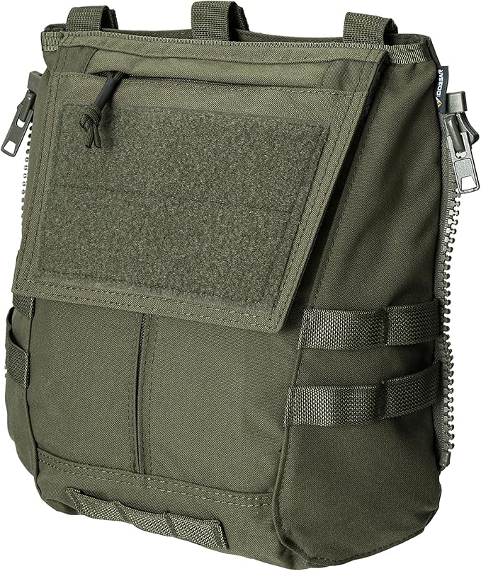 IDOGEAR Tactical Zip-on Panel Pouch Military Backpack Vest Accessory Bag for CPC AVS JPC2.0