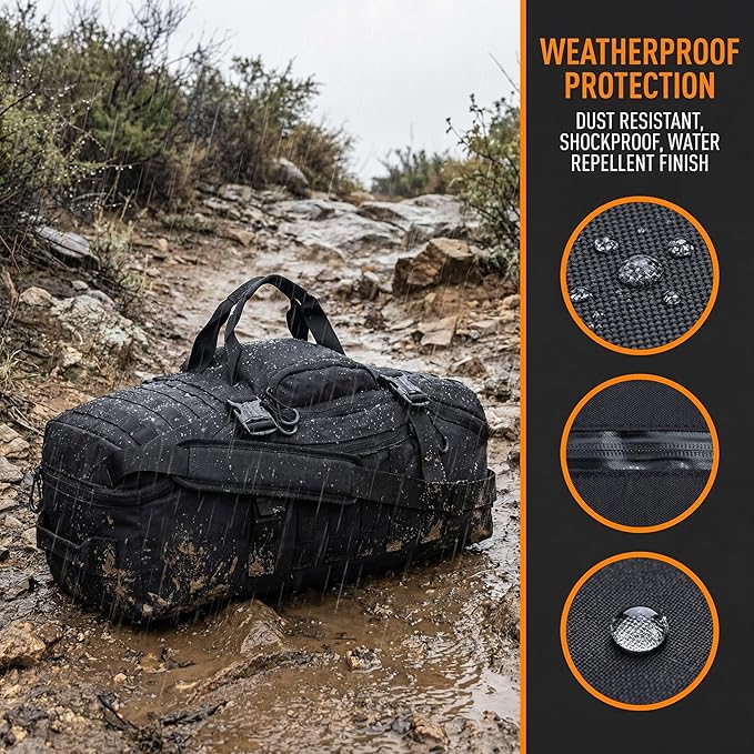 Gym Bag Duffle Bags Backpack Travel Duffle Bag with Weekend Overnight Bag for Outdoor Tactical Sports Travel Camping Hunting