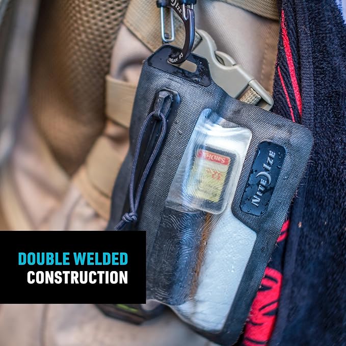 Nite IZE Runoff Waterproof Wallet - Dry Pouch for Tough Trusted Protection - Waterproof Wallet for Beach Trips &amp Outdoor Activities - Tested Dustproof and Waterproof to IP67