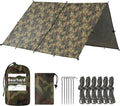 Bearhard Waterproof Camping Tarp Lightweight Hammock Rain Fly UV Protection and PU 3000mm Waterproof Backpacking Tarp Tent Footprint or Shelter Kit for Hiking and Outdoor Adventure