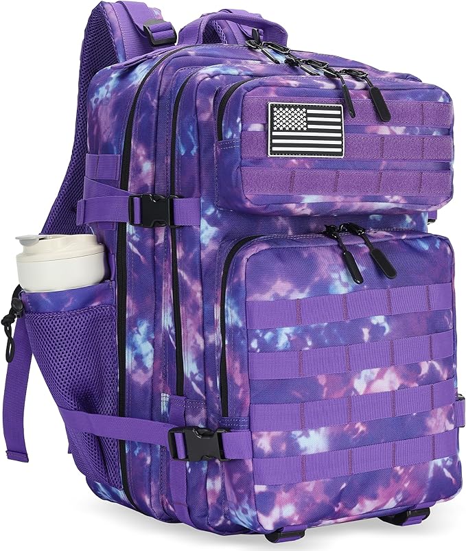 45L Military Tactical Backpack Hiking Backpacks Tactical Gear Camo Back Pack Army Molle Bag Rucksack Fitness Daypack