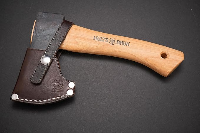 Axe Sheath/Mask/Cover for Hults Bruk Jonaker Hatchet (Brown)