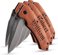 Lily's Atelier Groomsmen Gifts Set of 6 Personalized Pocket Knife Engraved for Groomsmen - Customized Knives w/Names Groomsman Gifts for Wedding Groomsmen Proposal Gifts