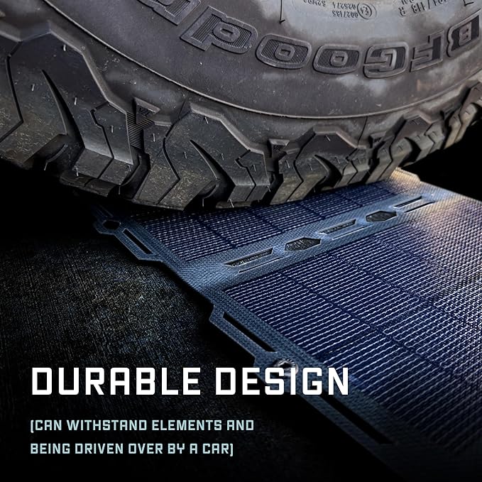 Dark Energy Spectre Folding 18W Solar Panel | Charges USB-C and USB-A Device | Ultra-Durable IPX7 Waterproof Lightweight Off The Grid Solar Powerhouse