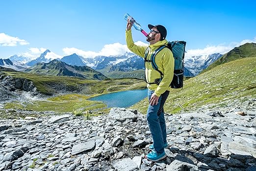 Platypus Quickdraw Ultralight Backpacking Water Filter Pink