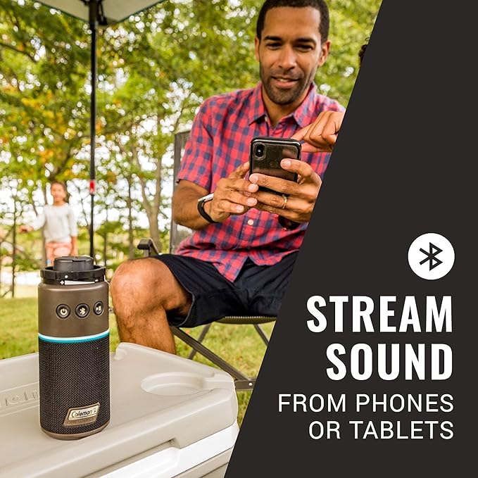 Coleman OneSource Rechargeable Outdoor Camping Gear: Camp Shower Cordless Vacuum Fan Speaker &amp Air Pump Options with Included Rechargeable Battery