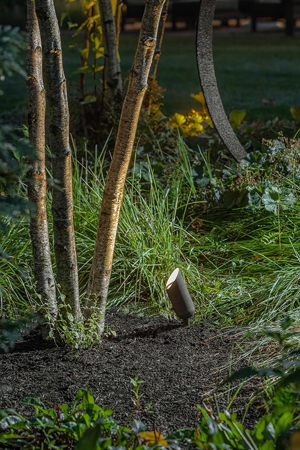 Hinkley Landscape Lighting Spot Light 4w MR16 LED Blub Included 12v Textured Brown Clear Lens