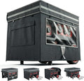 Generator Covers Generator Covers While Running 32X24X24 inches Top Can be Opened With Tool Bag and Visual Operation Window Suitable for 3000W-12000W Frame Generator Black.