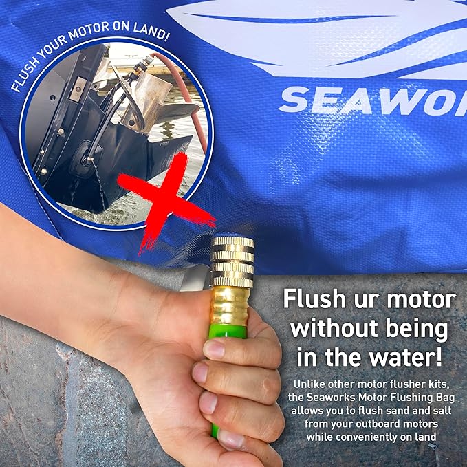 Outboard Motor Flushing Bag for Marine Engines &amp Sterndrives