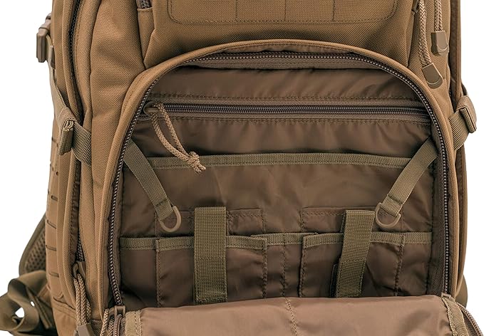 LAPG Atlas 24 Hour Tactical Backpack for Men &amp Women Large Hiking Camping Bug Out Backpack Combat Survival Gear Bag Coyote