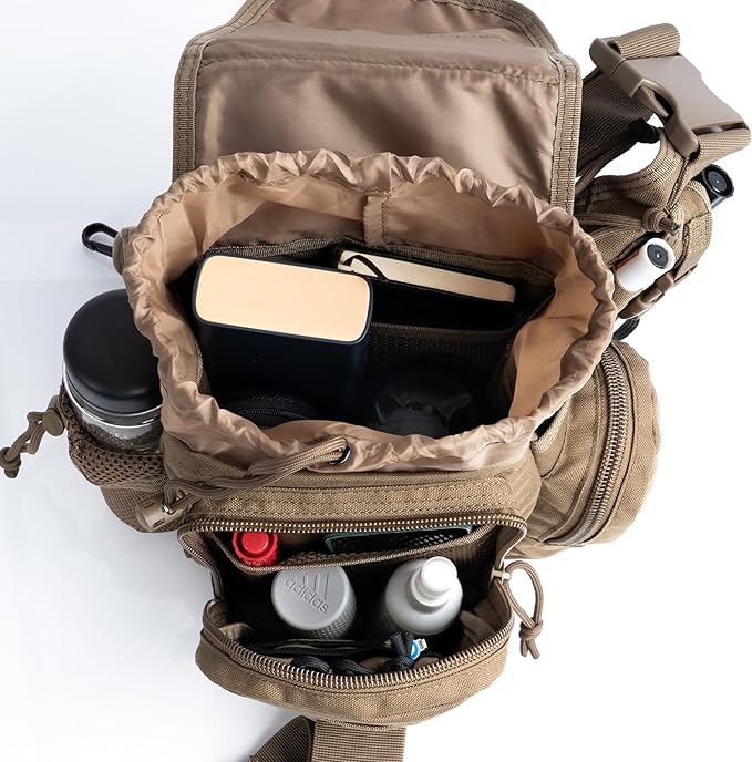 Tactical Sling Bag EDC Crossbody Pack Single Shoulder Backpack Messenger Bag for Outdoor &amp Urban Use 5L