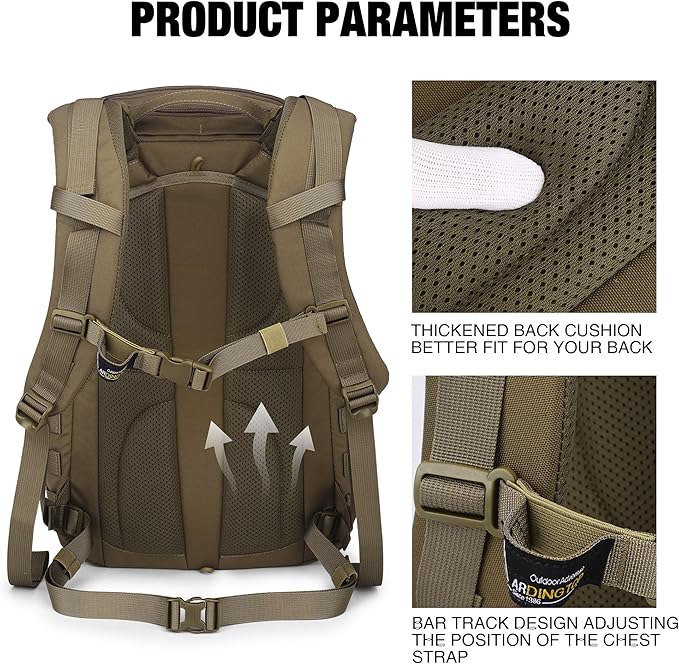 Mardingtop 30L Military Tactical Backpack for MenMolle Rucksack EDC Daypack for HikingTravelCamping Hunting