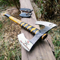 FS Crafts AxeVS003C 34 Double Head Berserker Axe Two Hand Axe Broad Axe Hewing Axe Double Edged Battle Axe Large Norse Axe Double Blade Axe Big Viking Axe Hand Forged Axe Blade Axe