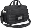 DEYACE Tactical Messenger Laptop Bag Large Military Briefcase 17.3 Inch Computer Work Office Bag for Men YKK-Zippers