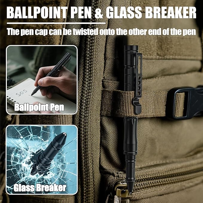 RoverTac Multitool Knife Tool Set for Dad Gift 15-in-1 Multitool Knife Tactical Pen Whistle in a Premium Gift Box with BEST DAD EVER Gifts for Dad for Birthday Christmas Valentine Father's Day