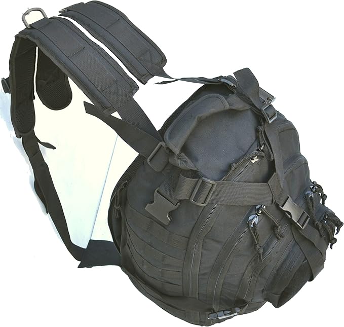 Explorer U.S. Military Level 3 Tactical Backpack Black Large