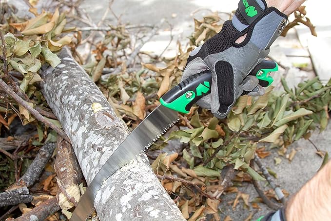 Notch Legacy 13 Saw High Carbon Japanese SK5 Steel Full Tang Blade with Bullnose Tip Triple-Sharp Tri-Edge Teeth includes Molded Scabbard with Rollers (40710)