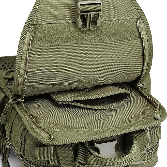 G4Free Large Tactical EDC Sling Bag Backpack Military Molle Bag Single Strap Shoulder Backpack for Men | EDC Adjustable Holder