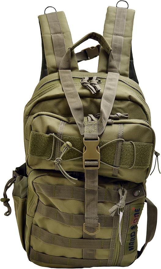 EXPLORER B8-OD Tactical Hydration Pack Ready Backpack with Molle &amp Chest Strap OD