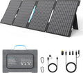 60W Portable Solar Panels Chargers with USB-C USB-A and DC Outputs Foldable IP67 Waterproof Solar Panel for CampingPower Emergency for Small Power StationPhones Power Banks
