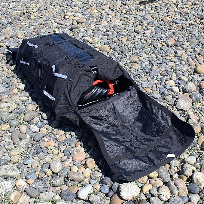 Seamax Foldable Inflatable Boat (Hull) Storage and Carrying Bag with Sunlitec Fabric Reflective Handles