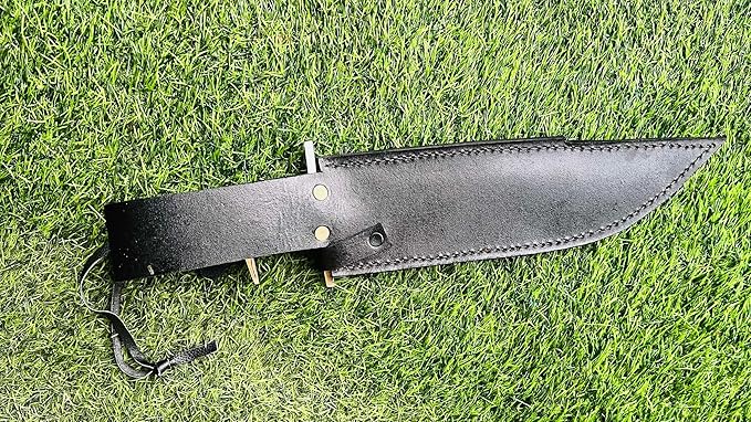10 Unpolished carbon steel Tactical Knife - Hand Forged Full Tang Camping tool Knives