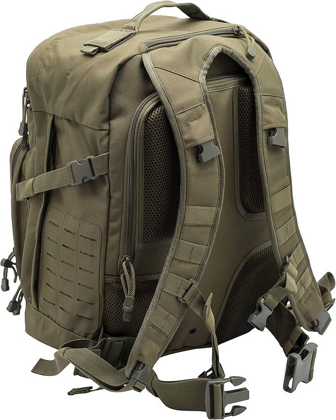 LAPG Atlas 24 Hour Tactical Backpack for Men &amp Women Large Hiking Camping Bug Out Backpack Combat Survival Gear Bag OD Green