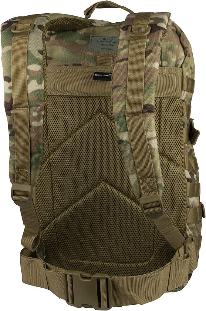 Mil-Tec MOLLE Tactical Assault Backpack multitarn Large