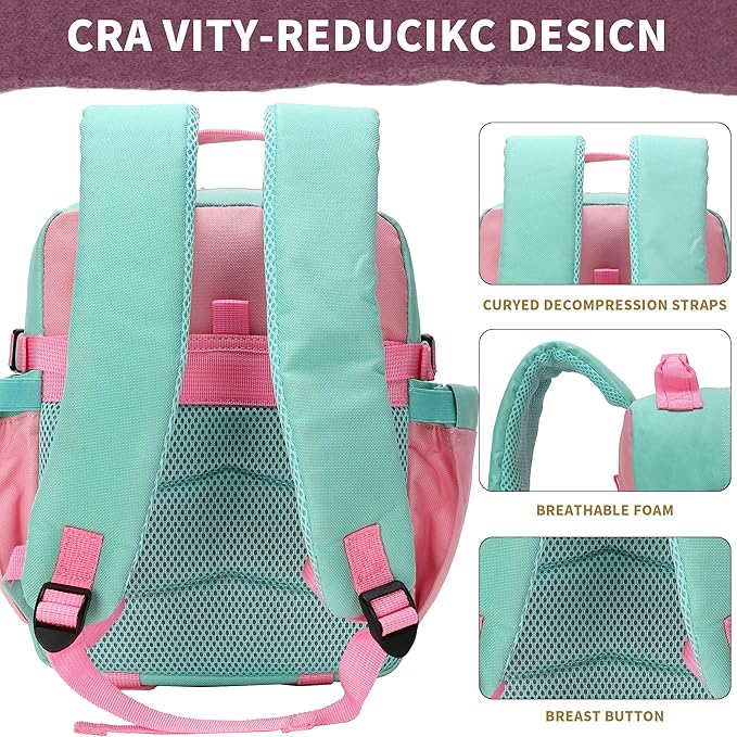 9L Mini Tactical Backpack for Men and Women Tactical Backpack Small for Hiking Small Tactical Bag (Pink&ampLakeBlue)