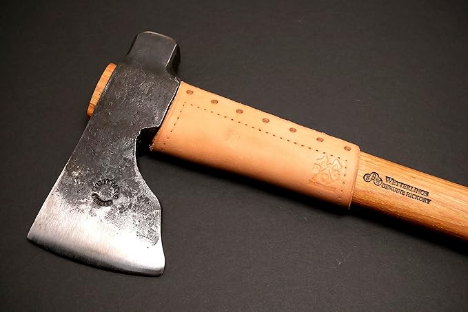 Leather Axe Handle Guard/Collar (Wetterlings Bushman by Les Stroud Tan/Natural Leather)