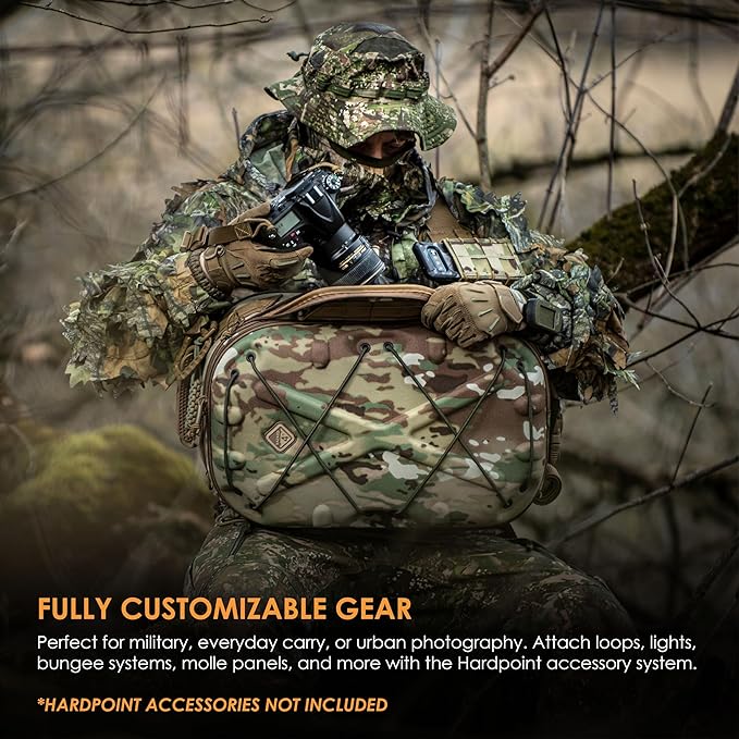 HAZARD 4 Blastwall - Optics/CCW Sling Pack Hard Shell Camera Bag Tactical Molle Backpack (29.5 L) - Black