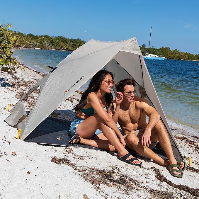 Lippert Picnic Popup Sun Shelter for Camping Beach Trips and Outdoor Concerts - Tent