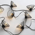 SAFAVIEH Lighting Collection Junia Black 10-Foot LED Outdoor String Lights