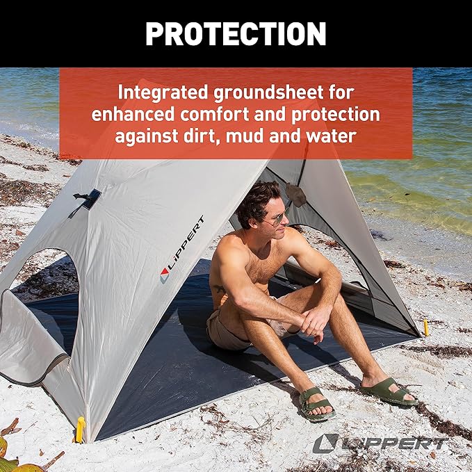 Lippert Picnic Popup Sun Shelter for Camping Beach Trips and Outdoor Concerts - Tent