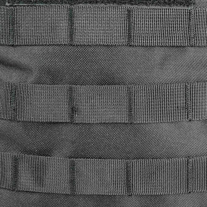 All_Fine Heavy Duty Tactical Travel Backpack Student Laptop Bookbag Durable Quality Military Molle Army Pack Outdoor Hiking Camping Traveling Rucksack Black Medium