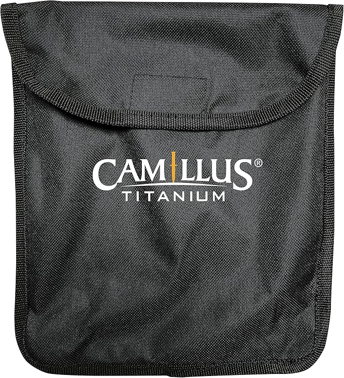 CAMILLUS 20 High Limb Durable Easy-to-Use Outdoor Branch Chain Saw with Weighted Handle &amp Carrying Pouch | Dual-Directional Cutting Action Black