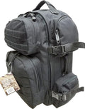 EXPLORER Black Tactical 3 Day Military Tactical Combat Assault Pack Molle Bug Out Bag Backpack for Outdoor Hiking Camping Trekking Hunting