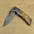 Personalized Pocket Knife Spring Assisted Wood Handle Folding Knife Gentlemen's Pocket Knife Knives fo Men Gift For Fathers Day