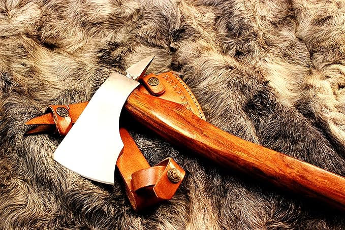 Hand Forged Steel Axe Viking Tomahawk Spikes Hawk Axe Combat Tactical Axe Head