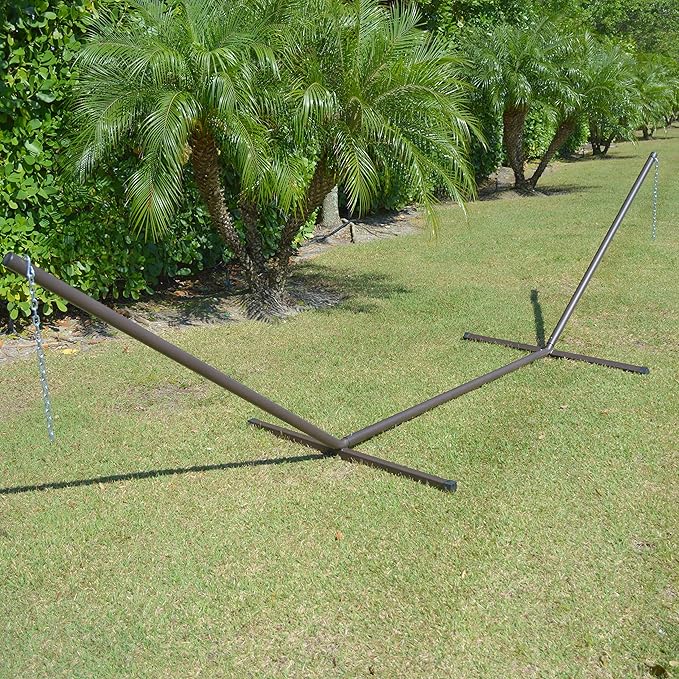 15 feet - Hammock Stand - Heavy Duty (Mocha)