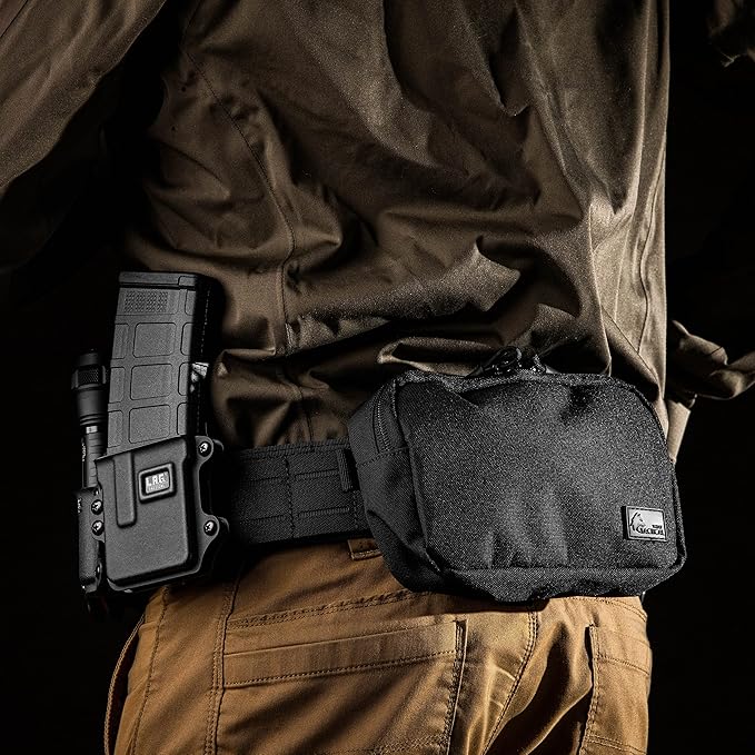 WOLF TACTICAL Fanny Pack For Men - Dangler Pouch Concealed Carry Waist Pack Drop Pouch