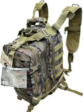 Tactical Assault Pack - Combat Rucksack - 17 Military MOLLE Backpack 27L (Mossy Oak)