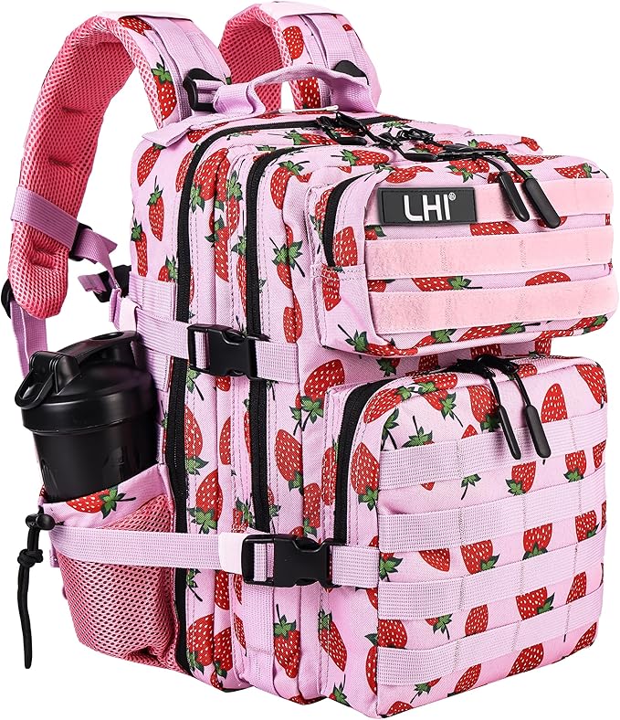 LHI Tactical Military Backpack for Men and Women 25L/35L Army Assault Pack Bag Small Rucksack with Bottle Holder