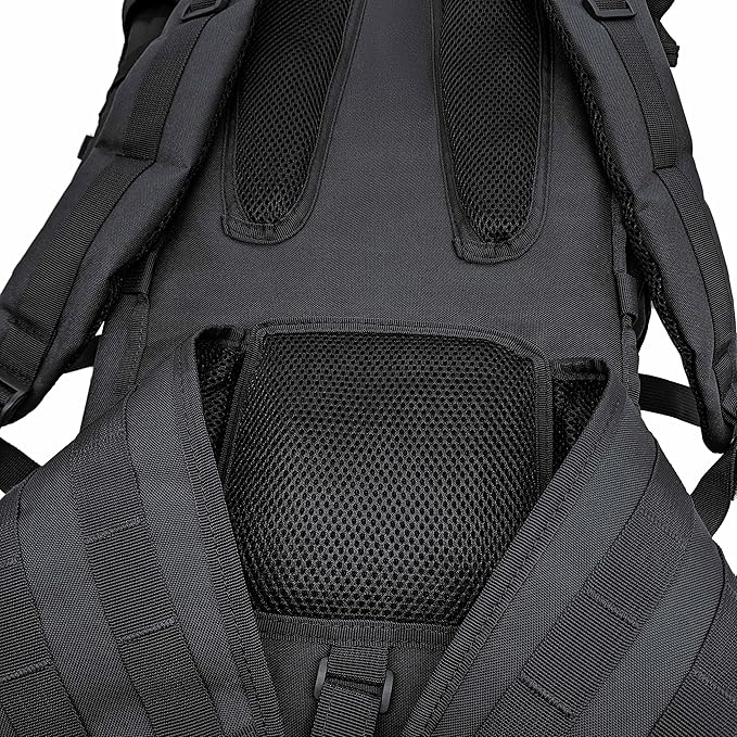 Silfrae Tactical Rifle Backpack Long Rifle Bag Molle Military Backpack for Trekking Hunting Camping