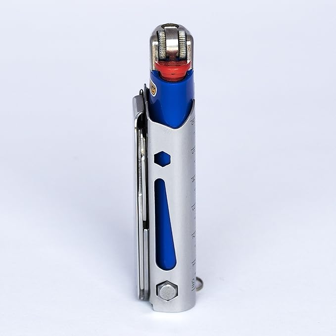 LighterBro Pro Lighter Sleeve - Multi-Tool - 420 Stainless Steel - Easily Fits Your Favorite Lighters - Includes Mini Pocket Knife Ruler Scissors Screwdriver Poker Key Ring &amp More (Black)