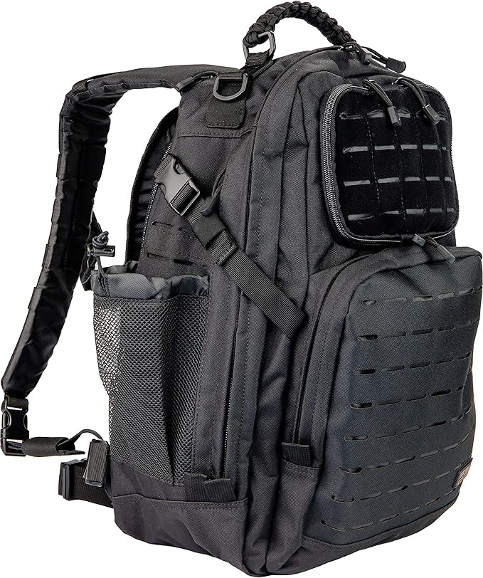 TLO Outdoors TacPack40L Tactical Backpack - Water Resistant 40 Liter Capacity Daypack Rucksack Gear Bag Laptop Bag
